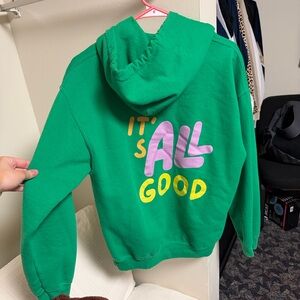 It’s all good green hoodie